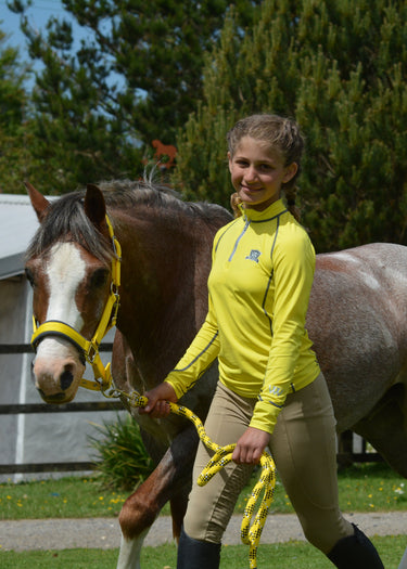 Young Rider Pro Performance Shirt | Sunshine Yellow