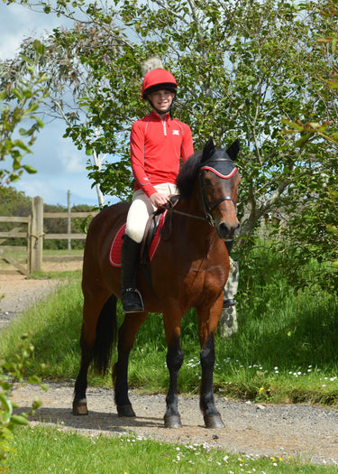 Young Rider Pro Performance Shirt | Royal Red