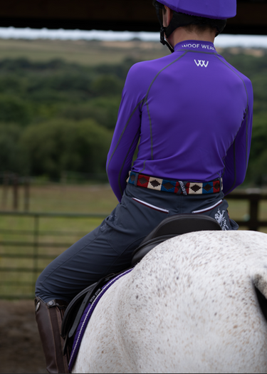 Young Rider Pro Performance Shirt | Ultra Violet