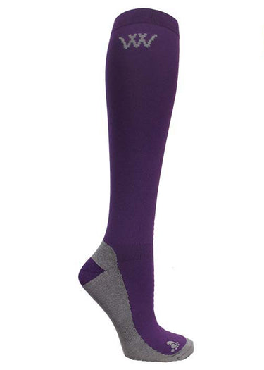 Competition Riding Socks | Damson