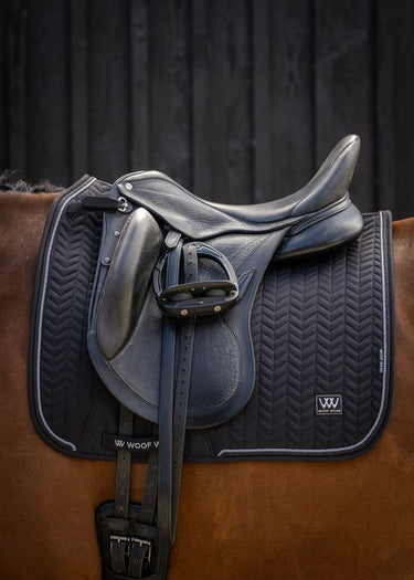 Herringbone Dressage Pad | Black