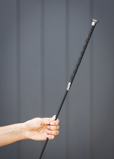 Harmony Dressage Whip | Black / Silver