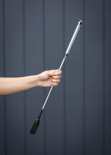 Gel Fusion Riding Whip | Brushed Steel