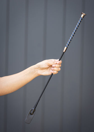 Twisted Riding Whip | Navy/Rose Gold