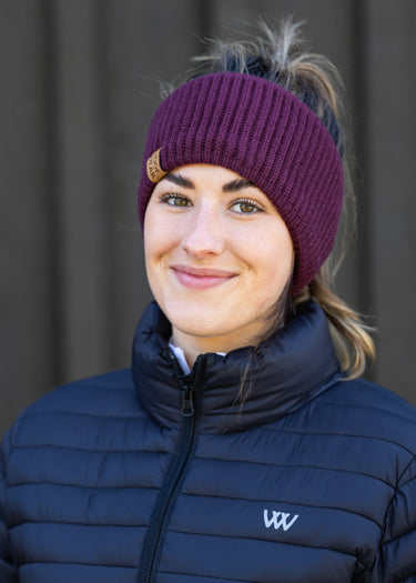 Ribbed Headband | Plum