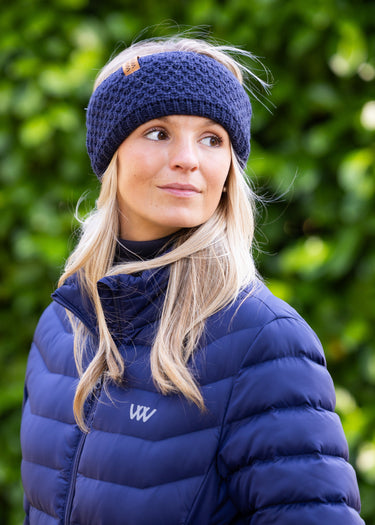 Chunky Knit Headband | Navy