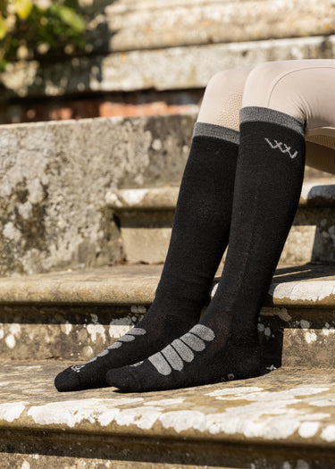 Winter Tech Sock | Black/Grey