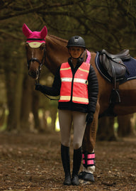 LED Hi Vis Riding Vest | Hi Vis Pink