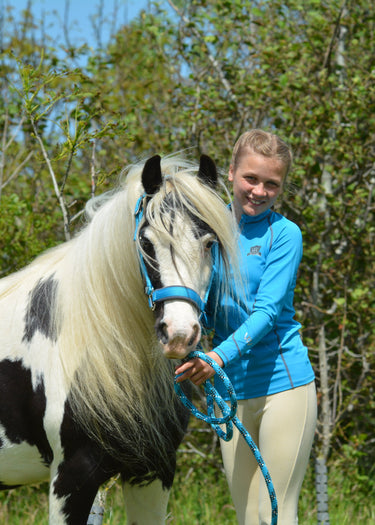 Young Rider Pro Performance Shirt | Turquoise
