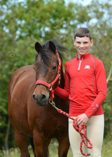 Young Rider Pro Performance Shirt | Royal Red