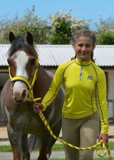 Young Rider Pro Performance Shirt | Sunshine Yellow