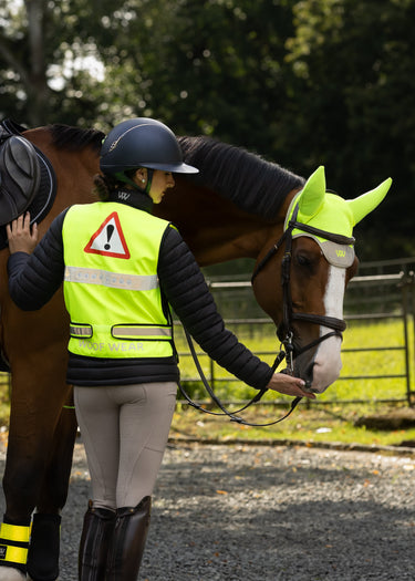 Hi Vis Noise Cancelling Fly Veil | Hi Vis Yellow
