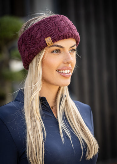 Cable Headband | Plum