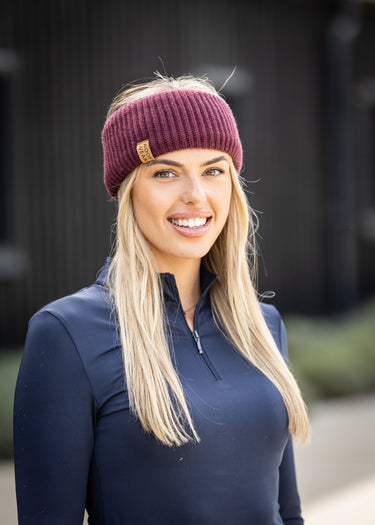Ribbed Headband | Plum
