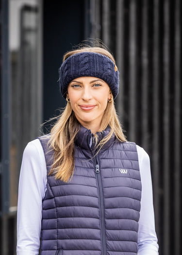 Cable Headband | Navy