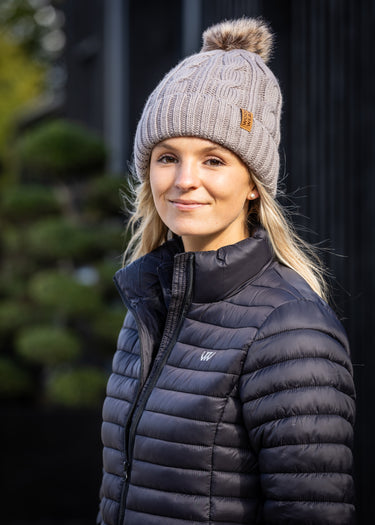 Cable Beanie | Stone