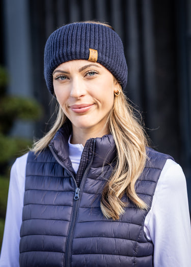 Ribbed Headband | Navy