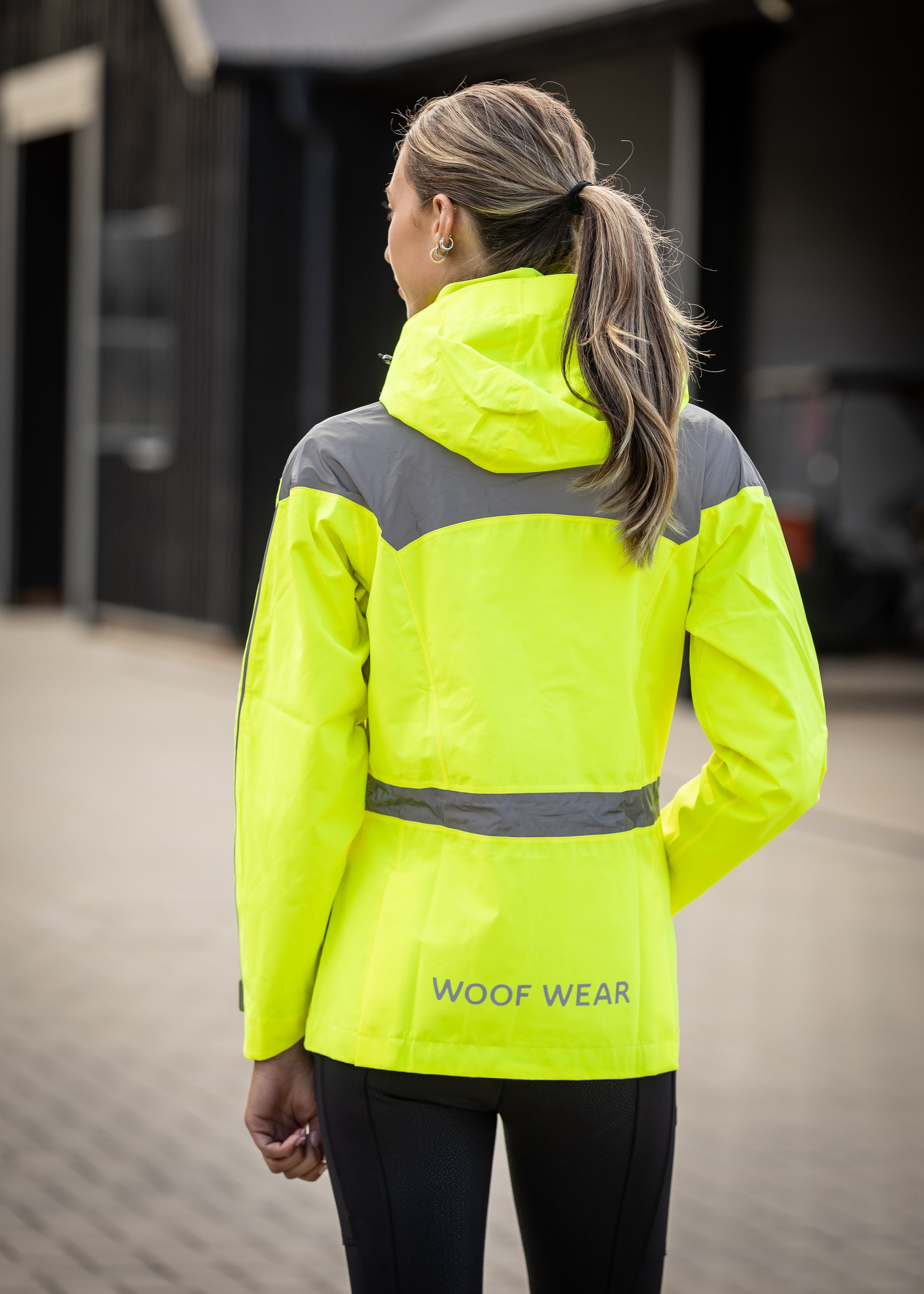 Wayloo Riding Jacket All Season Riding Jacket | Hi Vis Yellow – Woof Wear