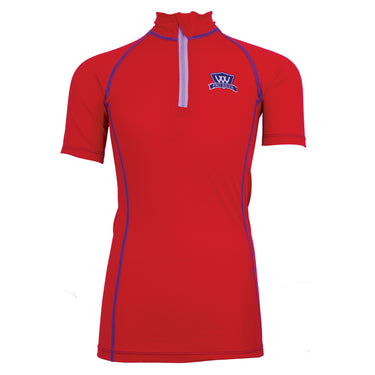 Young Rider Short Sleeve Shirt | Royal Red