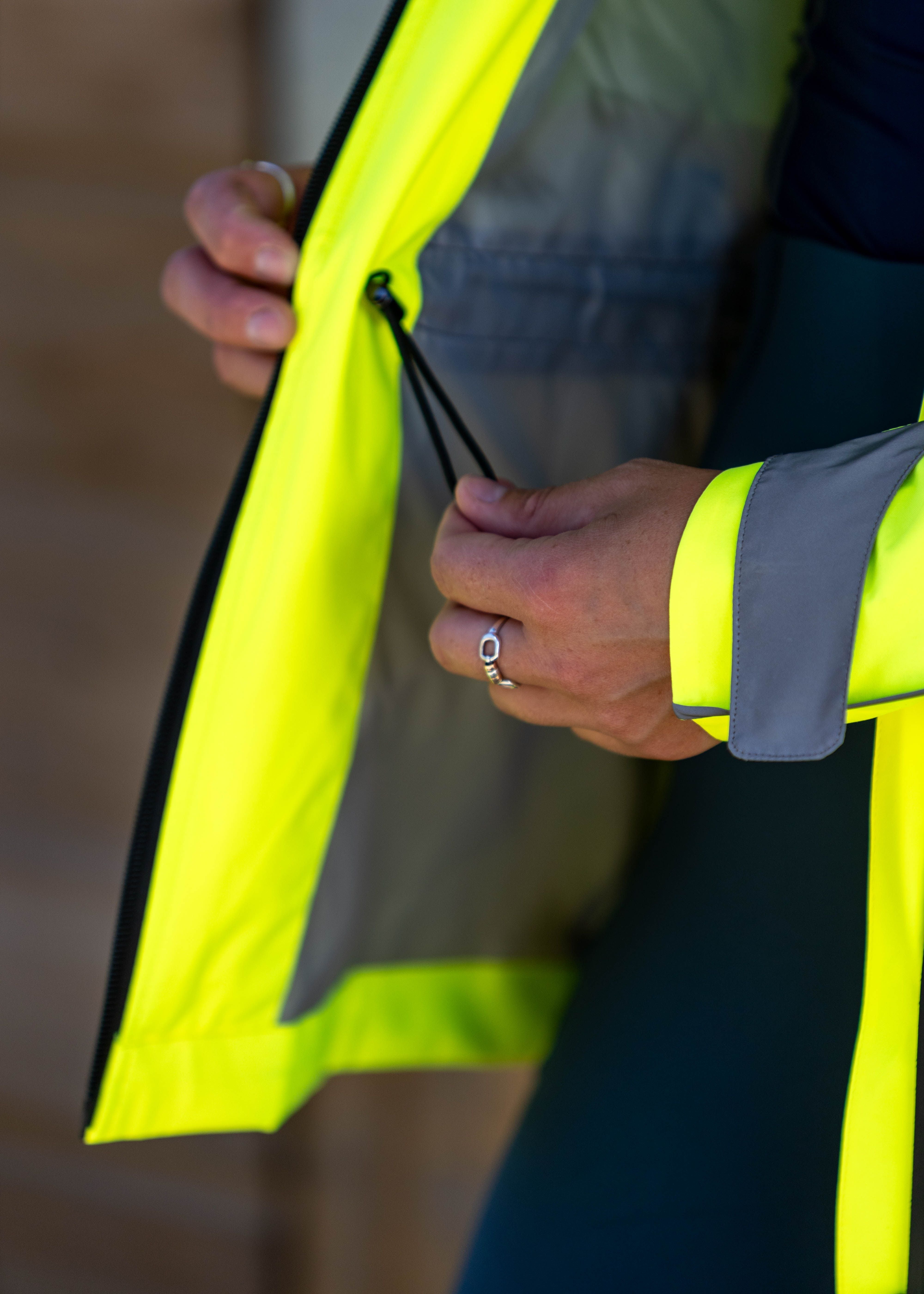 All Season Riding Jacket | Hi Vis Yellow – Woof Wear
