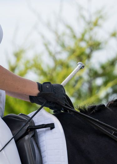 Glitz Dressage Whip | Silver