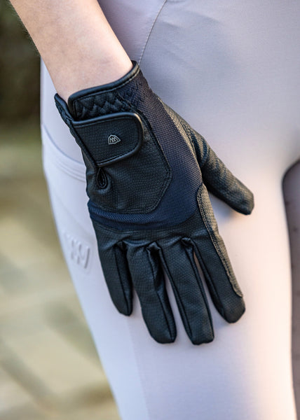 Reintex Mesh Riding Glove | Black – Woof Wear