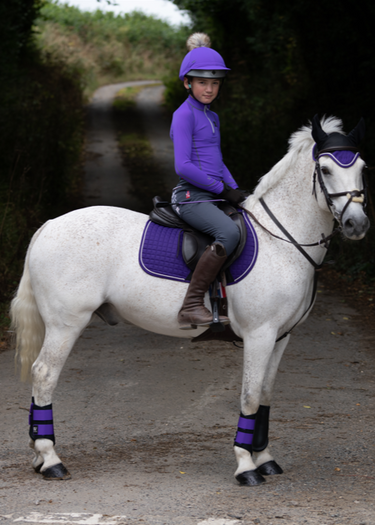 Young Rider Pro Performance Shirt | Ultra Violet