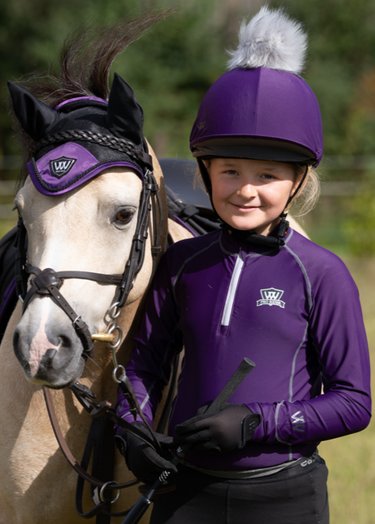 Young Rider Pro Performance Shirt | Damson