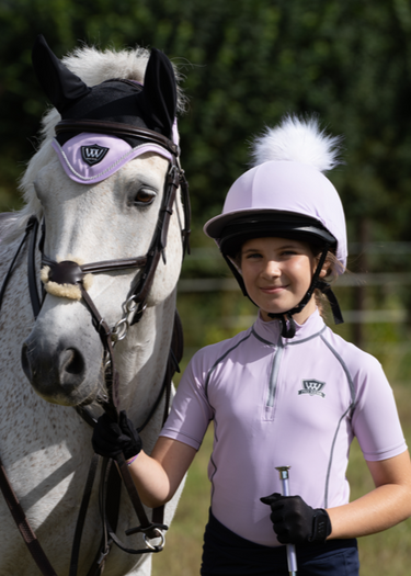 Young Rider Short Sleeve Shirt | Lilac