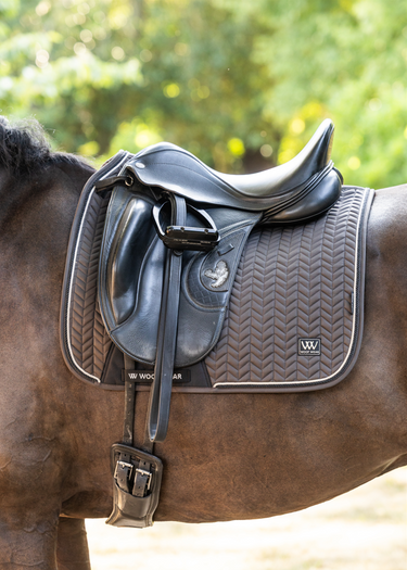 Herringbone Dressage Pad | Carbon