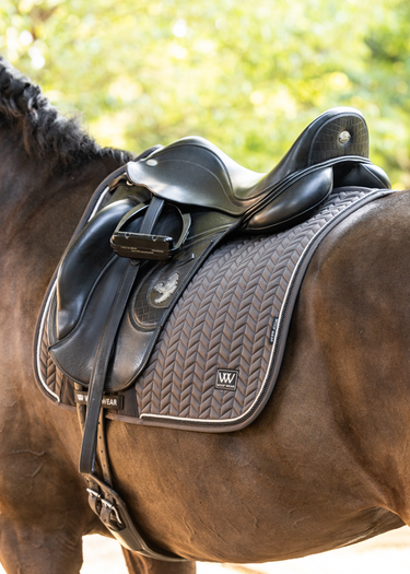 Herringbone Dressage Pad | Carbon