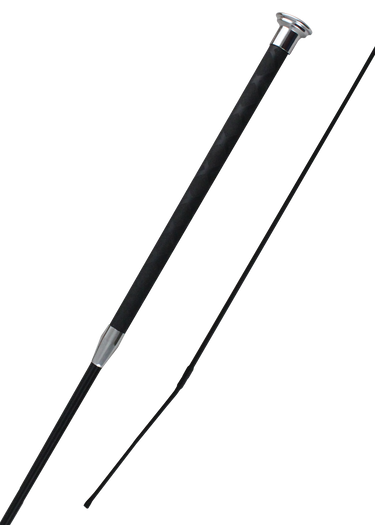 Harmony Dressage Whip | Black / Silver