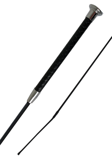 Reptile Dressage Whip | Black / Rose Gold