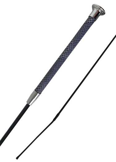Reptile Dressage Whip | Grey / Silver