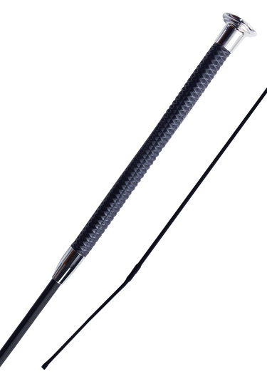 Diamond Dressage Whip | Navy / Silver