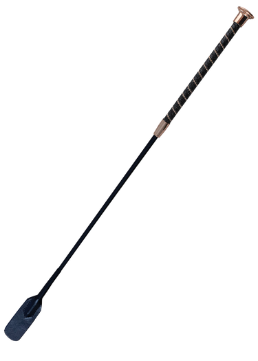 Twisted Riding Whip | Black / Rose Gold
