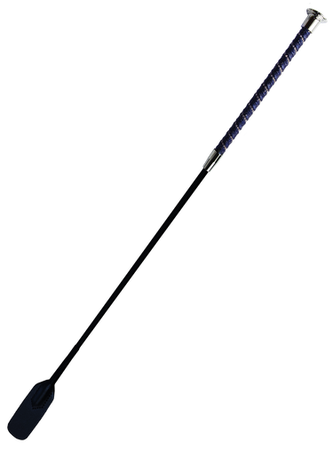 Twisted Riding Whip | Navy / Silver
