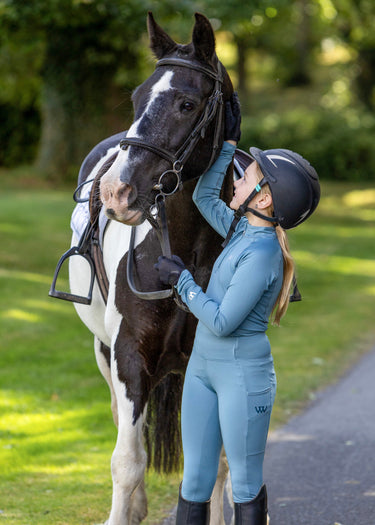 Young Rider Pro Tights | Mineral Blue