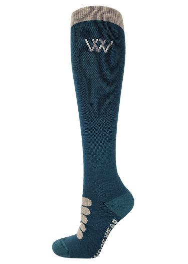 Winter Tech Sock | Petrol/Stone