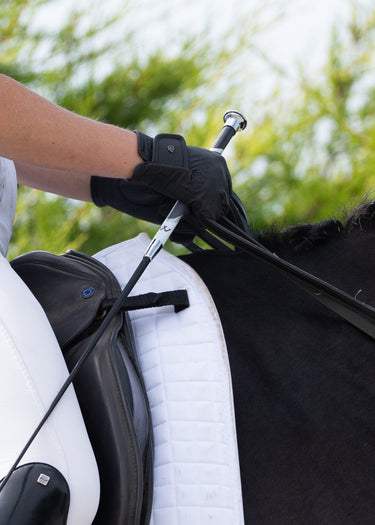 Harmony Resolute Dressage Whip | Grey / Silver