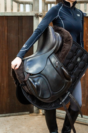 Sheepskin Half Pad | Chocolate