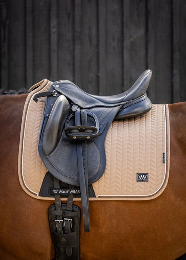 Herringbone Dressage Pad | Caramel