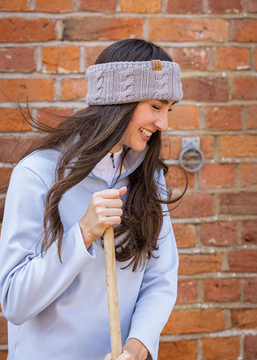 Cable Knit Headband | Stone