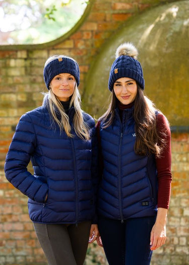 Cable Knit Beanie | Navy