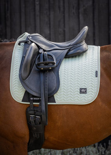 Herringbone Dressage Pad | Sage