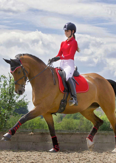 Performance Riding Shirt | Royal Red