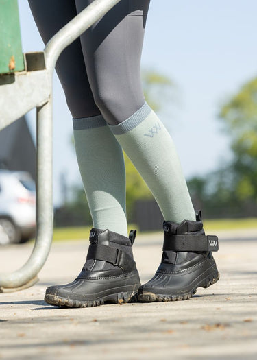 Long Bamboo Tech Sock | Sage/Steel