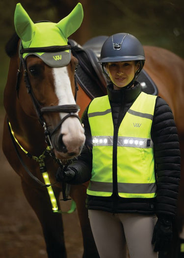 LED Hi Vis Riding Vest | Hi Vis Yellow