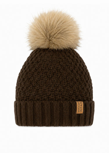 Chunky Knit Beanie | Chocolate