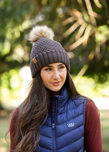 Chunky Knit Beanie | Chocolate